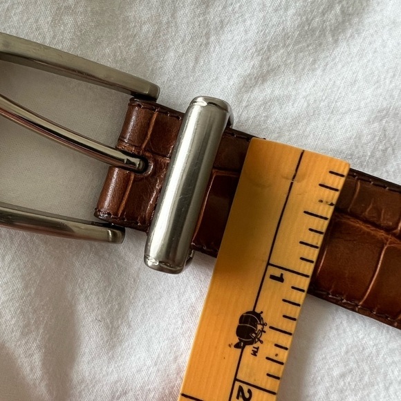 Arden Leather Mens Belt Size 90/36 Brown Italian Leather. - Picture 6 of 7